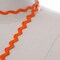 2 Yards Vibrance Orange Ric Rac Trim 0.25 Inch Ideal for Crafts, Sewing